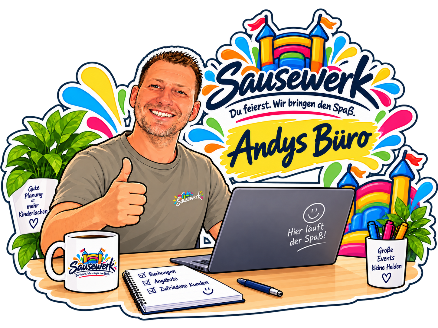 Sausewerk · Andys Büro